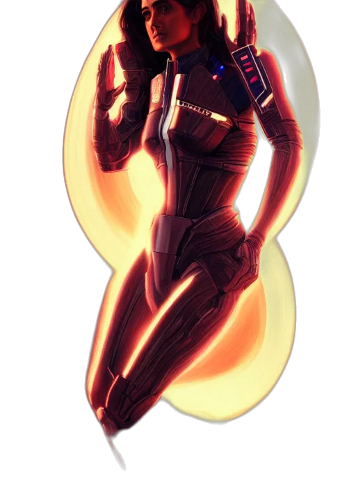 robot, jacket, concept art, comic book art transparent PNG cut-out