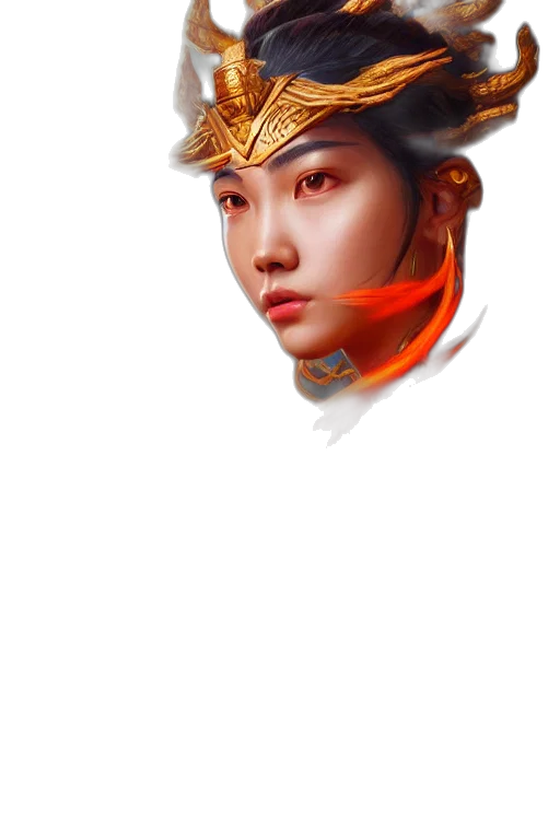 crown, face, staff, mask, fantasy art, photorealistic, concept art, oil painting transparent PNG cut-out