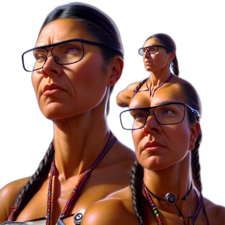 jewelry, face, photorealistic, concept art transparent PNG cut-out