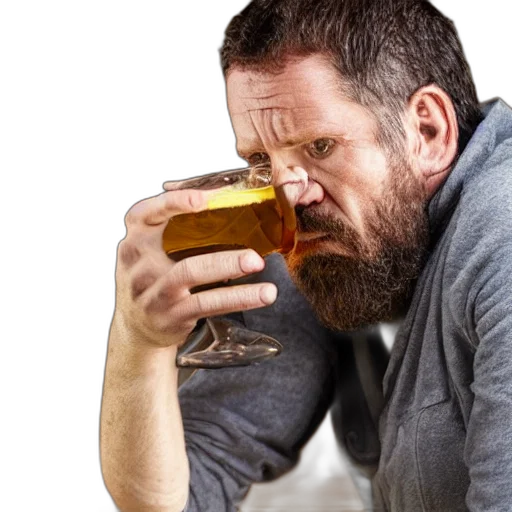 bottle, jacket, food, face transparent PNG cut-out