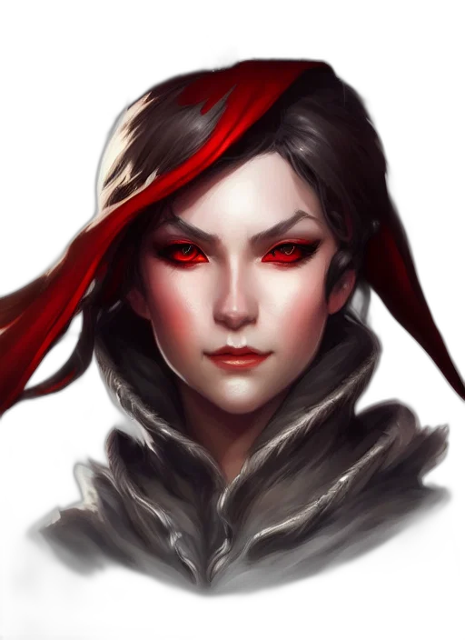 face, mask, staff, fantasy art transparent PNG cut-out