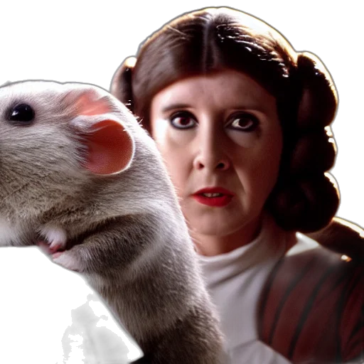princess, leia, star, wars transparent PNG cut-out