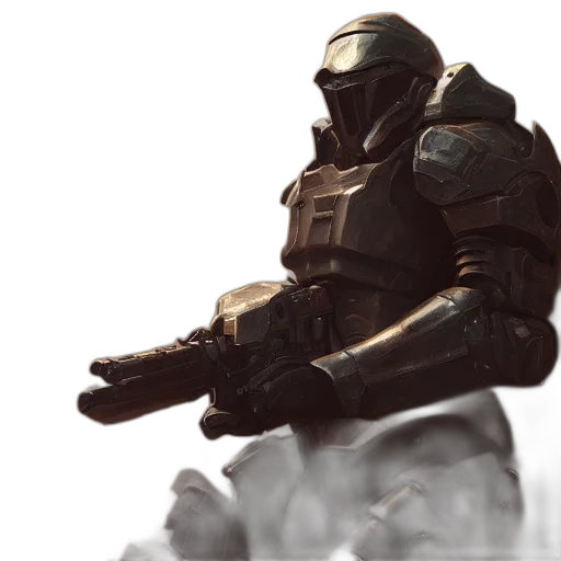 robot, weapon, sword, staff transparent PNG cut-out