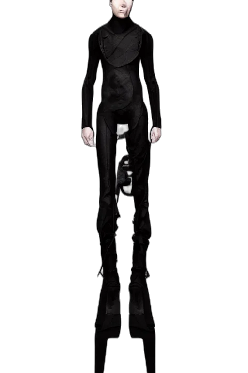 dress, staff, jacket, robot transparent PNG cut-out