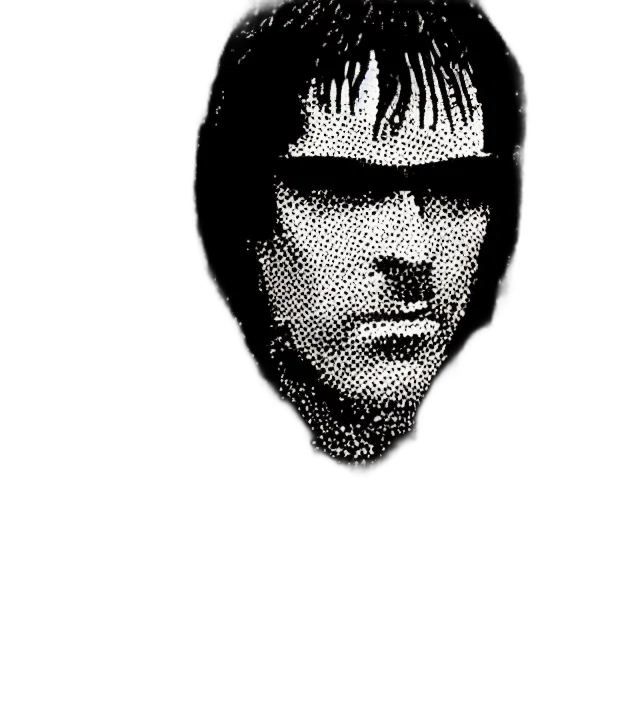 face, hair, jacket, robot transparent PNG cut-out