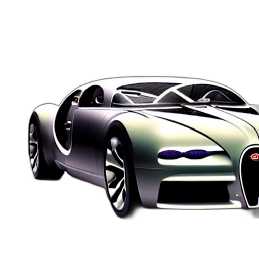 car, 3d render, concept art, photorealistic, cartoon, bugatti, type, atlantic transparent PNG cut-out