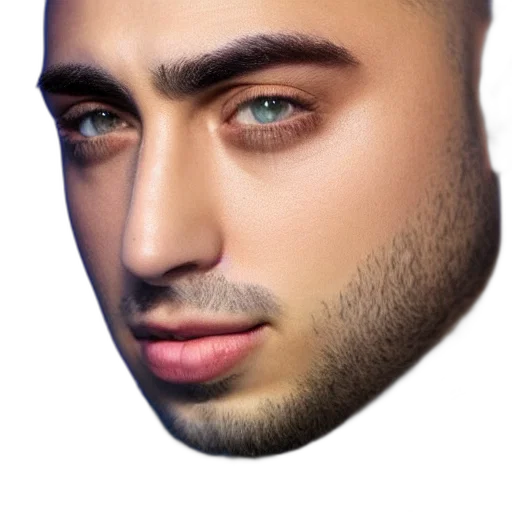 face, mask, hair, hat transparent PNG cut-out