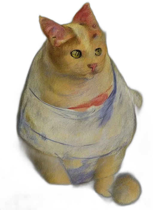 animal, creature, staff, dress, photorealistic, oil painting, watercolor, concept art transparent PNG cut-out