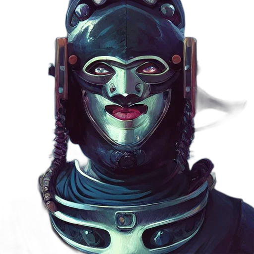 mask, robot, face, staff transparent PNG cut-out