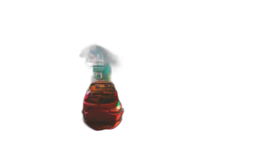 bottle, crown, dress, mask transparent PNG cut-out