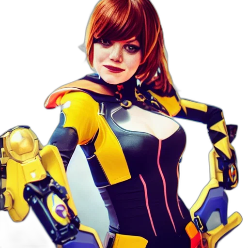 robot, comic book art, concept art, 3d render transparent PNG cut-out