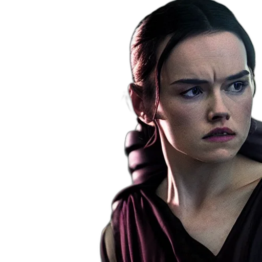 face, photorealistic, concept art, comic book art, 3d render, movie, still, daisy transparent PNG cut-out