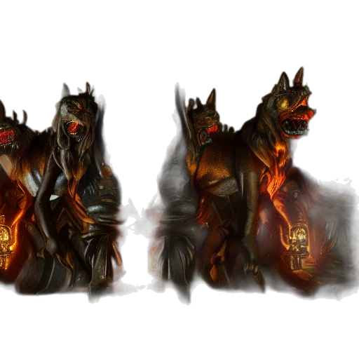 dragon, mask, concept art, fantasy art, 3d render, comic book art, fire, dark transparent PNG cut-out