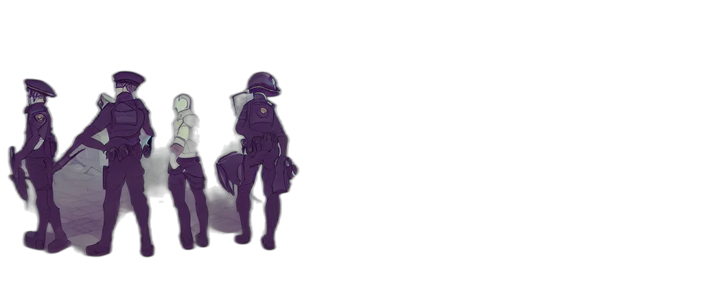 robot, weapon, staff, creature transparent PNG cut-out