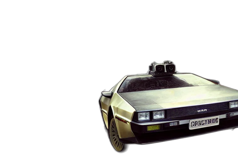 car, robot, concept art, pixel art transparent PNG cut-out