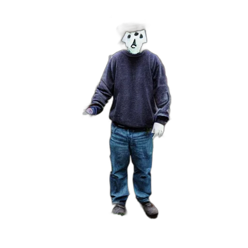 mask, robot, jacket, face transparent PNG cut-out