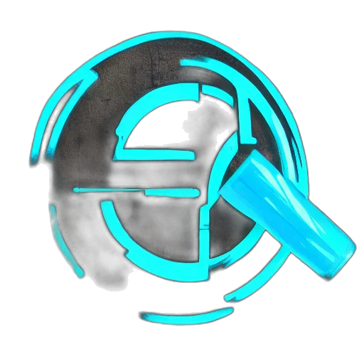 staff, jewelry, weapon, 3d render, vaporwave, concept art, cyberpunk, blue transparent PNG cut-out