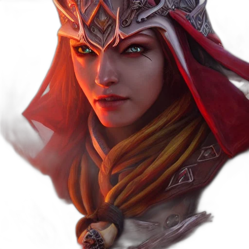face, crown, mask, staff transparent PNG cut-out