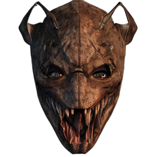 mask, face, creature, dragon, 3d render, concept art, photorealistic, fantasy art transparent PNG cut-out