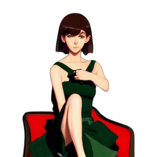 dress, jewelry, furniture, staff transparent PNG cut-out