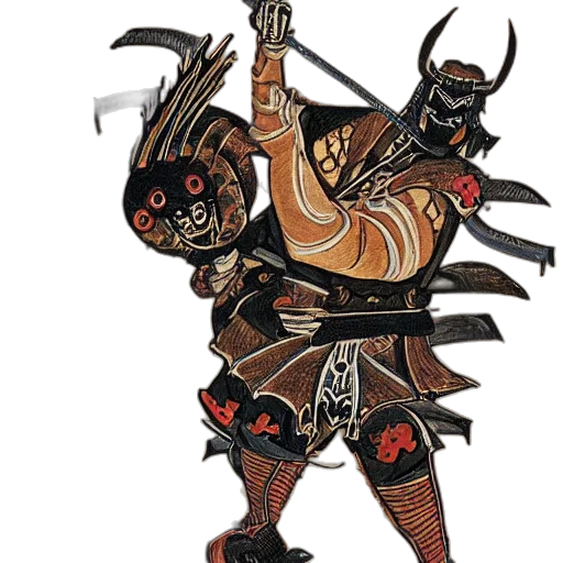 staff, weapon, mask, dragon transparent PNG cut-out