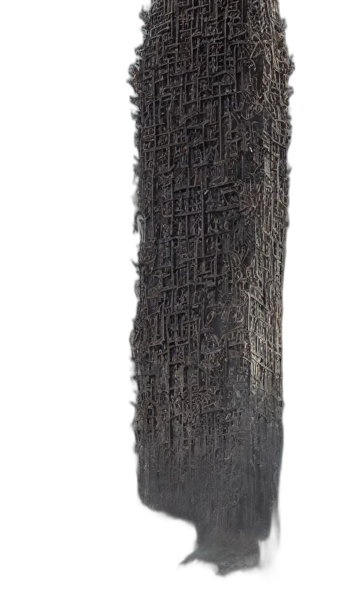 staff, sword, tree, hair transparent PNG cut-out