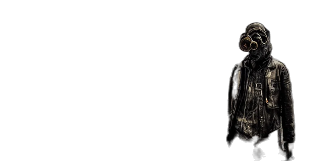 jacket, staff, face, mask transparent PNG cut-out