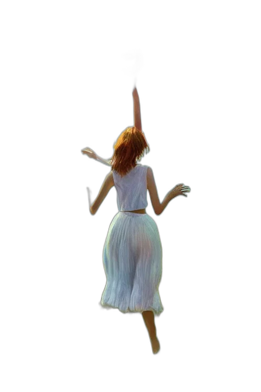 dress, hair, staff, creature, concept art, 3d render, fantasy art, photorealistic transparent PNG cut-out