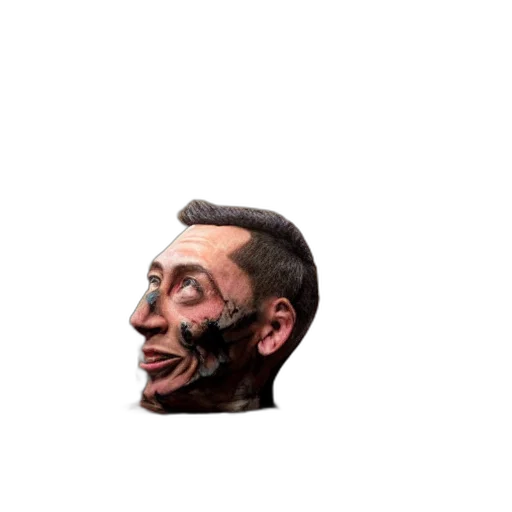 mask, face, creature, robot, concept art, 3d render, pixel art, photorealistic transparent PNG cut-out
