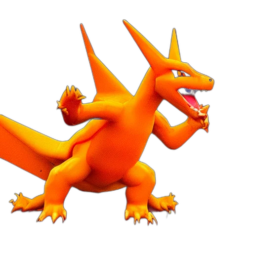 dragon, animal, creature, weapon, 3d render, concept art, pixel art, photorealistic transparent PNG cut-out