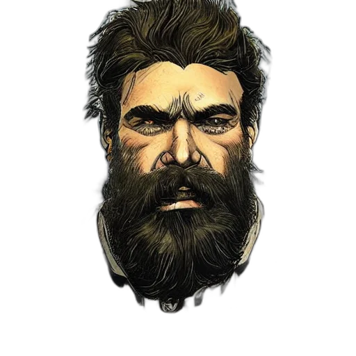 face, mask, hair, animal, comic book art, concept art, fantasy art, photorealistic transparent PNG cut-out