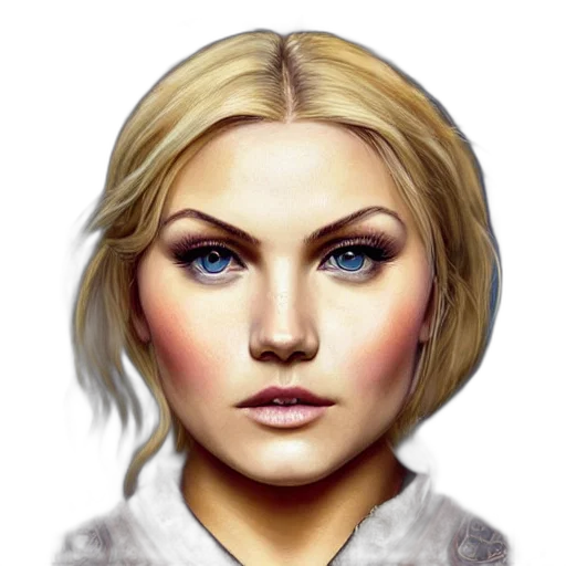 face, staff, photorealistic, fantasy art transparent PNG cut-out