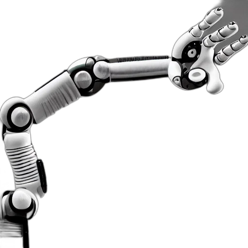 robot, staff, weapon, jewelry, 3d render, concept art, cyberpunk, robotic transparent PNG cut-out