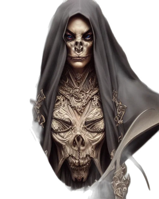mask, face, jewelry, fantasy art, concept art, photorealistic, comic book art, dark transparent PNG cut-out