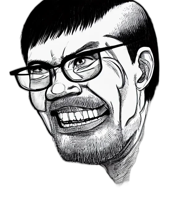 face, creature, staff, comic book art, cartoon, photorealistic, pencil sketch, detailed transparent PNG cut-out