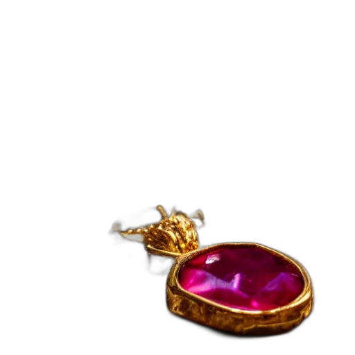 jewelry, crown, furniture, 3d render, red, macro, shot, intricately transparent PNG cut-out