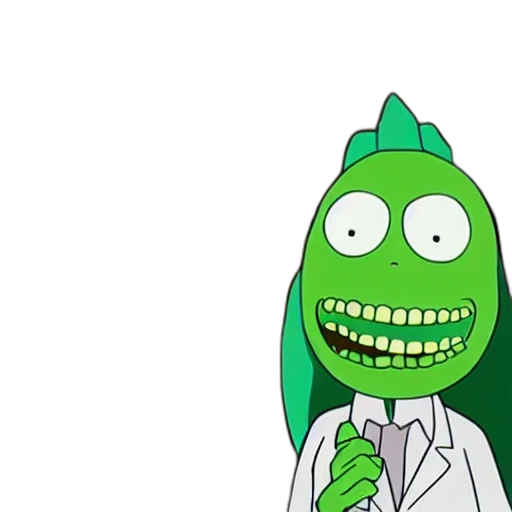 staff, creature, mask, face, cartoon, concept art, outer space, pickle transparent PNG cut-out