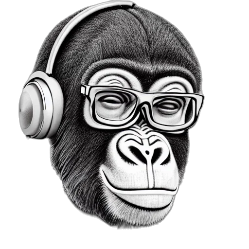 mask, animal, cartoon, photorealistic transparent PNG cut-out
