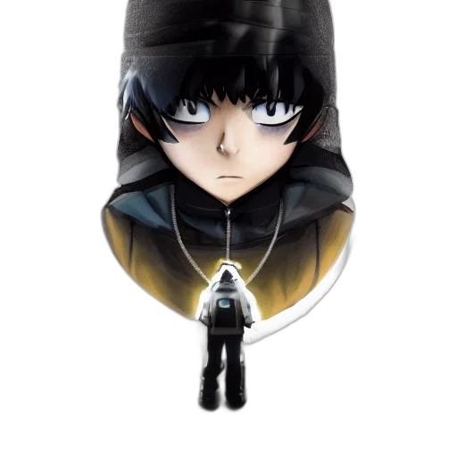 jacket, mask, hat, face transparent PNG cut-out