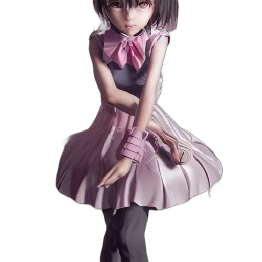 dress, staff, creature, weapon transparent PNG cut-out