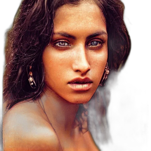 jewelry, face, hair, crown transparent PNG cut-out