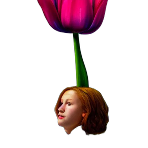 flower, crown, staff, umbrella transparent PNG cut-out