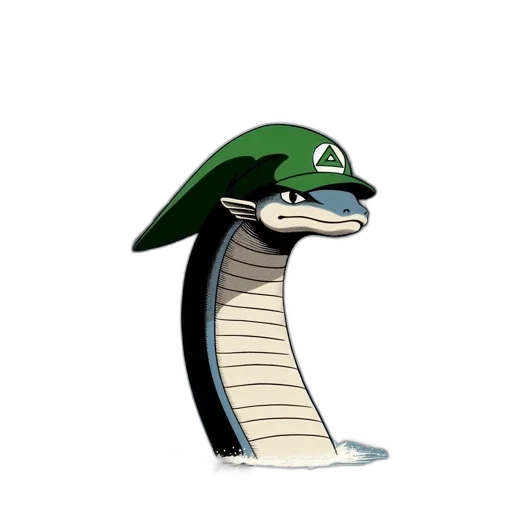 hat, animal, dragon, creature, concept art, pixel art, cartoon, 3d render transparent PNG cut-out