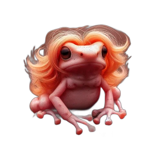 creature, hair, animal, dragon, concept art, 3d render, photorealistic, fantasy art transparent PNG cut-out