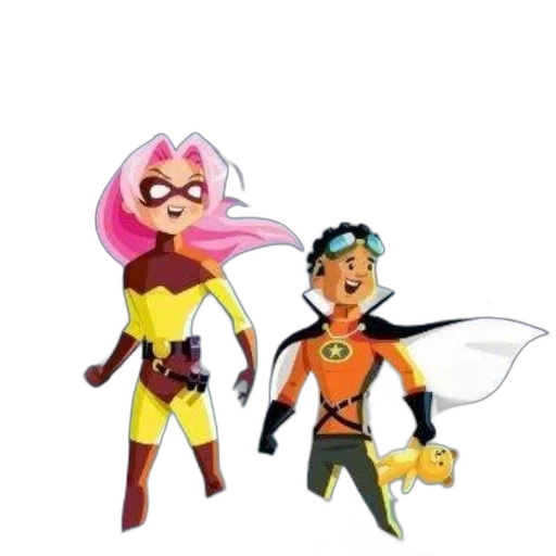 comic book art, concept art, cartoon, 3d render, underwater, cover, superheroes, bart transparent PNG cut-out