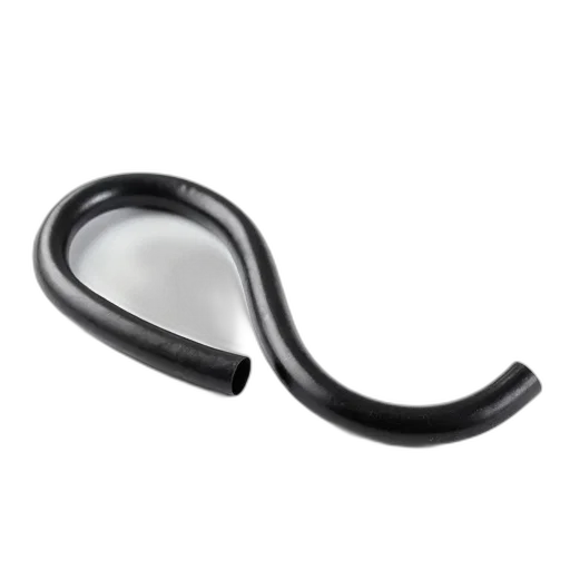 shoes, hat, mask, staff, photorealistic, 3d render, black, rubber transparent PNG cut-out
