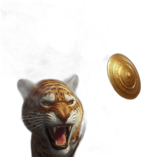 jewelry, animal, creature, concept art, photorealistic, 3d render, fantasy art, golden transparent PNG cut-out