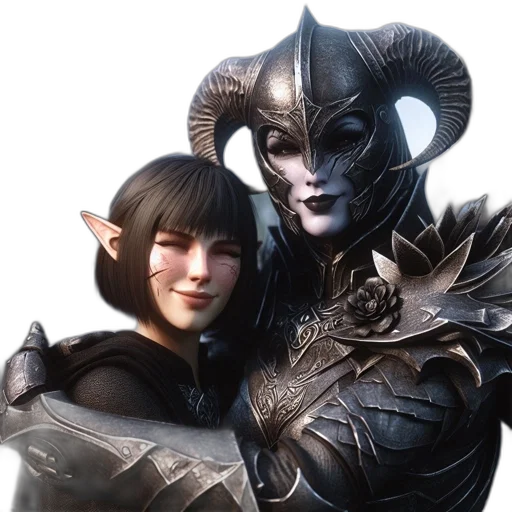 mask, dragon, fantasy art, concept art, 3d render, photorealistic, dark, two transparent PNG cut-out