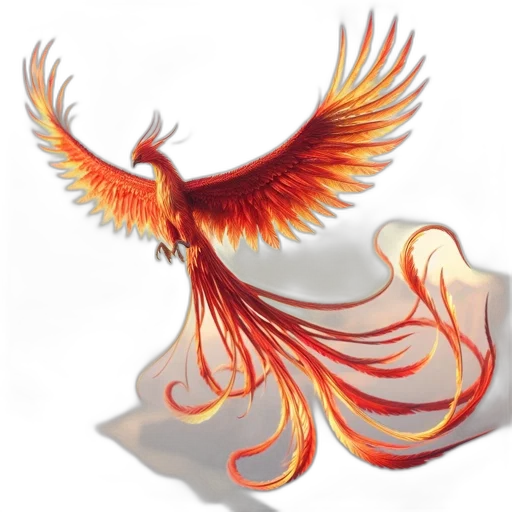 dragon, staff, fantasy art, concept art, watercolor, 3d render, fire, vividly transparent PNG cut-out