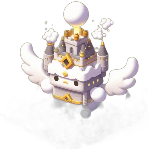 crown, robot, staff, jewelry, concept art, 3d render, pixel art, fantasy art transparent PNG cut-out